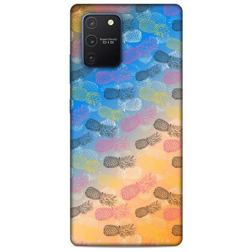 Frutix Ananas 01 Samsung Galaxy S10 Lite Kılıf Desenli Silikon