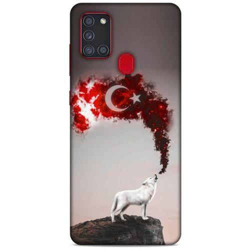 Samsung Galaxy A21s Uyumlu Kılıf Ottoman (31) TPU Kılıf Kurt