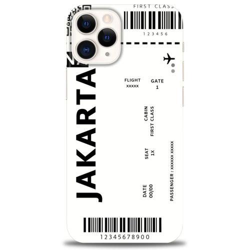 iPhone 12 Pro Kılıf HD Baskılı Kılıf - Jakarta + Tam Ekran Koruyucu