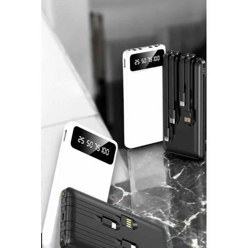 20.000 Mah Led Işıklı Lcd Ekran Usb Girişli Type-c Lightning Powerbank