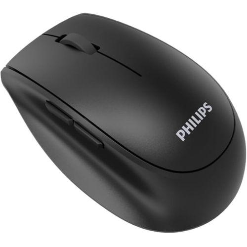 PHILIPS SPK7627B, Siyah, USB Nano 2,4Gh ve Bluetooth Kablosuz, 1600dpi, Optic, 5 Tuşlu, Şarj Edilebilir, Mouse