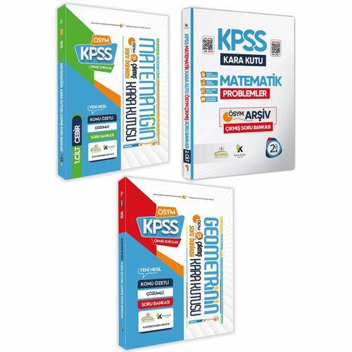 KPSS Matematik 1 -2 Cilt ve Geometrinin Kara Kutusu En Kapsamlı Soru B  Altın Set K Özetli D Çözümlü