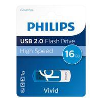 PHILIPS FM16FD05B, 16GB, USB 2.0, Vivid, Okyanus Mavisi, Flash Disk
