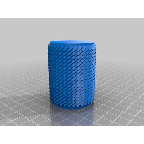 Seramik Desenli Silindirik Vazo Konteyneri (Bu ürün Sadece Plastik parçadır - Almadan Önce Soru Sorabilirsiniz)