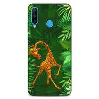 Lopard Huawei P30 Lite Uyumlu Kılıf GameX (38) Neo Hybrid Kılıf Zürafa