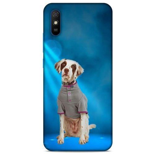 Xiaomi Redmi 9A Kılıf Köpek Kıyafetleri (40) Fit Silikon Kılıf Dalmaçyalı Tşirt