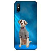Xiaomi Redmi 9A Kılıf Köpek Kıyafetleri (40) Fit Silikon Kılıf Dalmaçyalı Tşirt