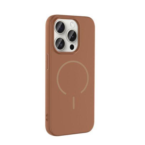 Apple iPhone 15 Pro Kılıf M-safe Şarj Özellikli Zore Meta Kapak