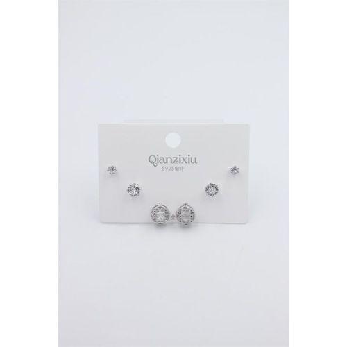 Çoklu Set Küpe - Gümüş