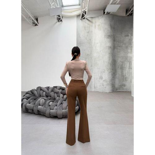 230 Gr Poly Viscose Full Lycra İspanyol Paça Pantolon