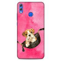 Huawei Honor 8x Kılıf Köpek Kıyafetleri (2) Kabı French Bulldog Çanta