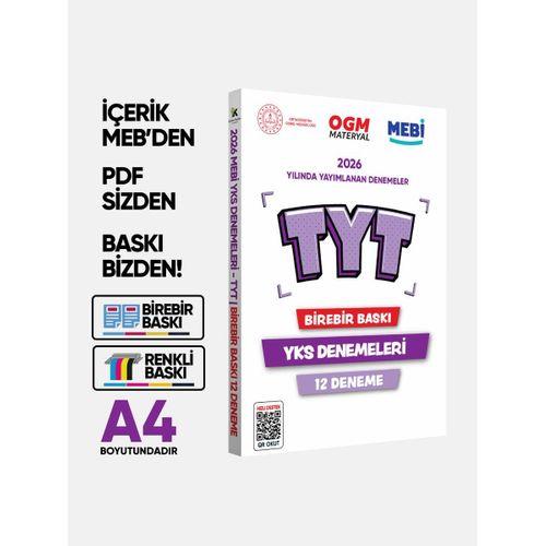 2026 YKS-TYT MEBİ OGM Güncel Seri Online Deneme 12li SET BASKI ÜCRETİ