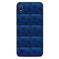 Samsung Galaxy A10 Kılıf Patchwork (43) Thin Fit Kılıf Mavi Tonları