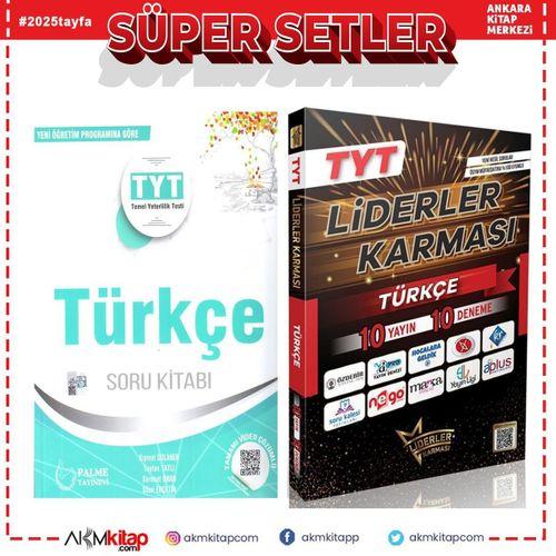 Palme TYT Türkçe Soru Bankası ve Liderler Deneme Seti 2 Kitap