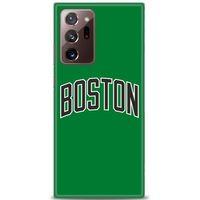 Samsung Galaxy Note 20 Kılıf HD Baskılı Kılıf - Boston Yeşil + Tam Ekran Koruyucu