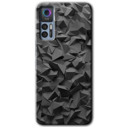 TCL 30 Plus Kılıf HD Desen Baskılı Arka Kapak - Dark Broke