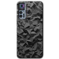 TCL 30 Plus Kılıf HD Desen Baskılı Arka Kapak - Dark Broke