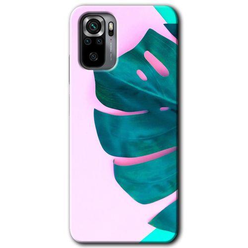 Redmi Note 10s Kılıf HD Desen Baskılı Arka Kapak - 3D Yaprak