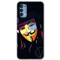 OPPO Oppo Reno 4 Kılıf HD Desen Baskılı Arka Kapak - Vendetta