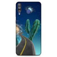 Lopard Samsung Galaxy M30 Uyumlu Kılıf Manipülasyon ☻ (27) Tasarımlı Kılıf Baskılı