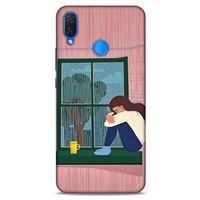 Huawei Psmart 2019 Kılıf Depresyon (18) Telefon Kılıfları Pembe Yeşil