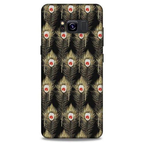 Samsung Galaxy S8 Kılıf Desenli Özel Seri Tüyler (22) Tam Koruma Kılıfı