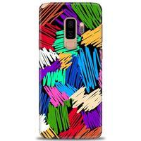 Samsung Galaxy S9 Plus Kılıf HD Baskılı Kılıf - Karalama + Tam Ekran Koruyucu