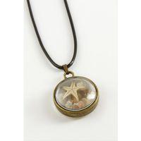 Deniz Yıldızı Bombeli Canlı Kolye