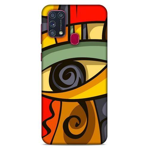 Lopard Samsung Galaxy M31 Uyumlu Kılıf Soyut Sanat (7) Baskılı Telefon Kılıfı