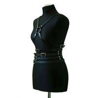 Deri Belden Dört Sıralı Göğüs Harness - Brf911