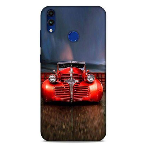 Lopard Huawei Honor 8C Uyumlu Kılıf PickUpX (43) Thin Fit Kılıf Kırmızı Ateşli
