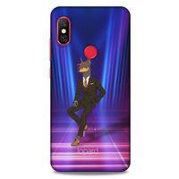 Xiaomi Redmi Note 6 Pro Kılıf FunnyMaX (44) Tough Armor Kılıf Fuşya Doberman