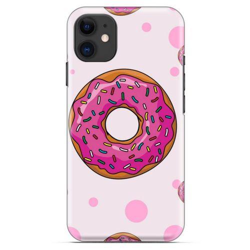 Apple iPhone 13 Uyumlu Kılıf Pembe Delisi (25) Antişok Kapak Donut