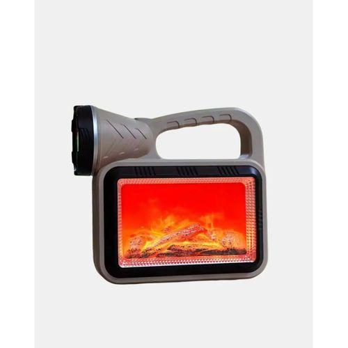 Alev Efektli Solar Lamba Cob Işıklı Taşınabilir Bahçe Kamp Aydınlatma