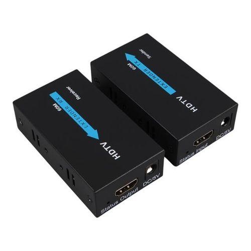 Powermaster HDMI To Cat5-Cat6 Extender 60 Metre Uzatıcı  PM-18232