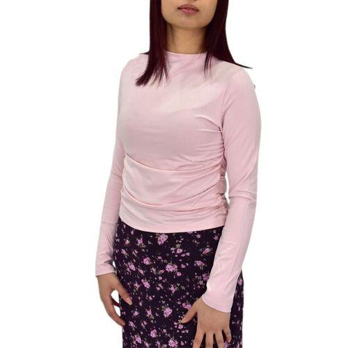 Kadın Lastik Büzgülü Spor Bluz BGL-ST04230