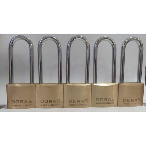 Doras Ersa 5'li Set Pas Pirinç Asma Kilit 40 Mm