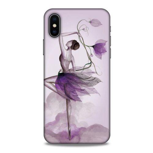 Y.Liva-2020 (Çiçekle Dans) Apple iPhone XS Kılıf Silikon Kapak Desenli