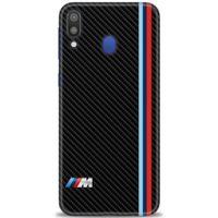 Samsung Galaxy M20 Kılıf HD Baskılı Kılıf - BMW + Tam Ekran Koruyucu