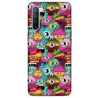 Graffitix (35) Desenli Silikon Kapak Oppo Reno 3 Kılıf