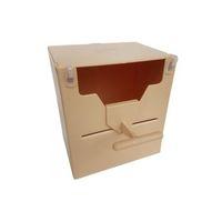 Finch Plastik Yuvalik 9,5 X 14 X 13 ( Kahve V Agiz )