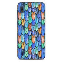 Samsung Galaxy A10 Kılıf Desenli Özel Seri Tüyler (37) Silicone Cover