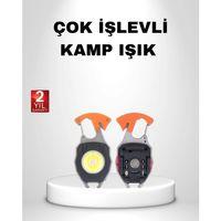 Mini Led Anahtarlık Fener – Şişe Açacağı, Tornavida, Düdük Ve Usb Şarj Özellikli