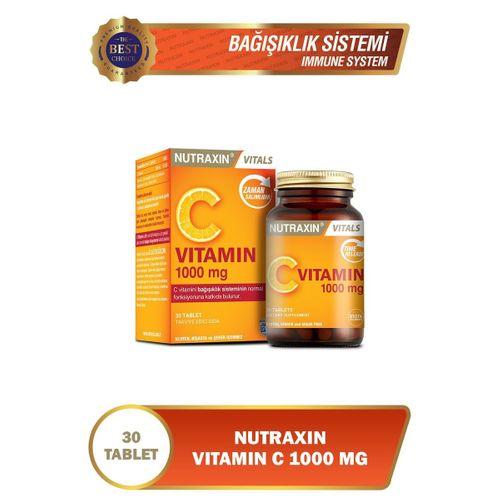 Nutraxin C Vitamini 1000 mg Zaman Salınımlı 30 Tablet