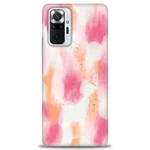 Xiaomi Redmi Note 10 Pro Kılıf HD Baskılı Kılıf - Pembe Palet + Tam Ekran Koruyucu