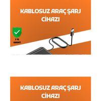 Araç İçi Kablosuz Şarj Pedi – Manyetik Güçlü Tutuş, Hızlı Şarj Özelliği