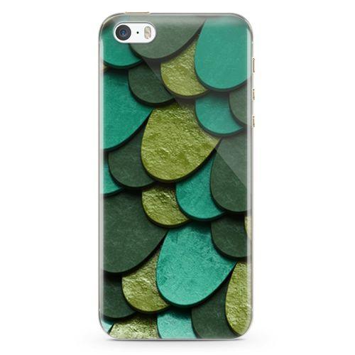 Apple iPhone 5s Kılıf Yeşilin 50 Tonu Arka Kapak Koruma Desenli Full Koruyucu