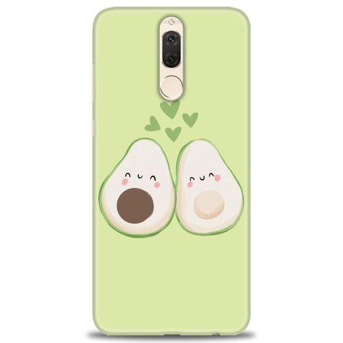 Huawei Mate 10 Lite Kılıf HD Baskılı Kılıf - Avacado + Tam Ekran Koruyucu