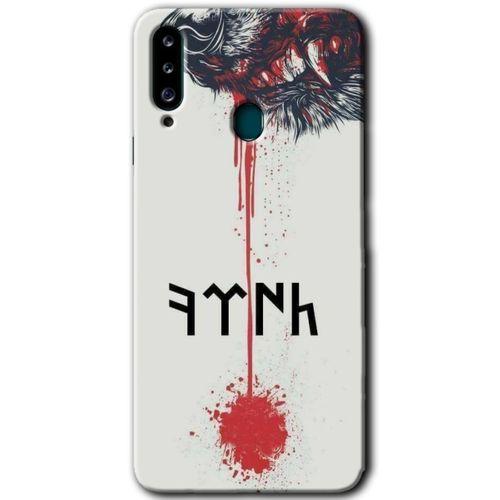 Galaxy A20s Kılıf HD Desen Baskılı Arka Kapak - Kan Uykusu