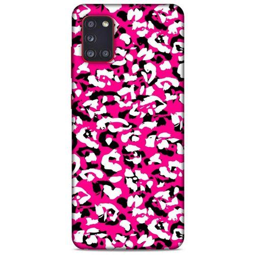 Samsung Galaxy A31 Uyumlu Kılıf Pembe Delisi (31) TPU Kılıf Kamuflaj
